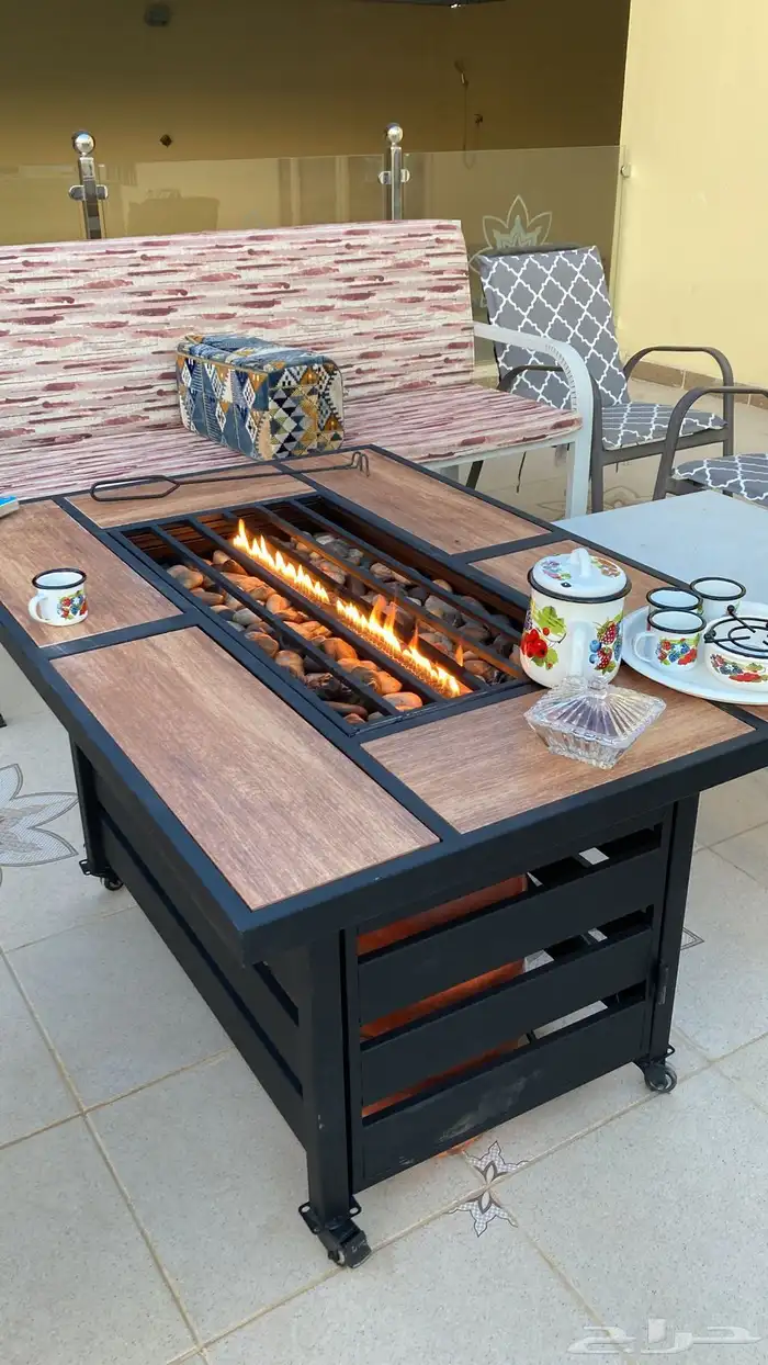 طاولات حدائق وتدفئه وشواء وفخمه 65