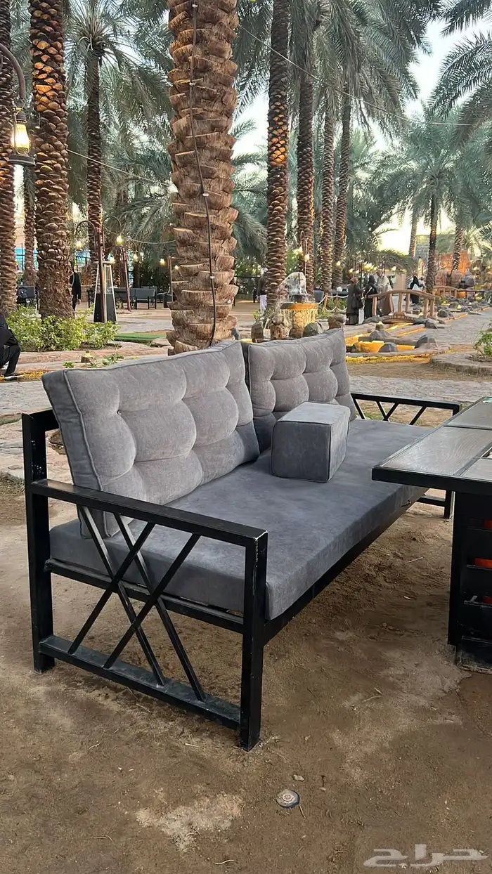 طاولات حدائق وتدفئه وشواء وفخمه 2