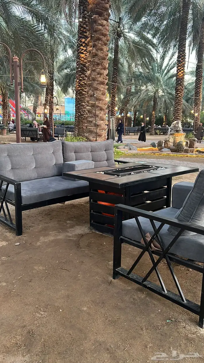طاولات حدائق وتدفئه وشواء وفخمه 3