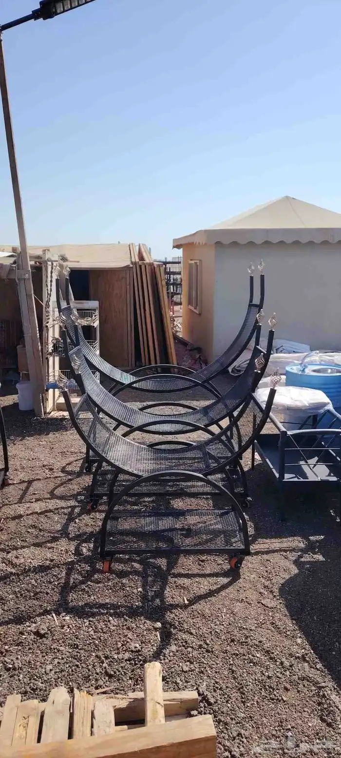 حامل حطب حديد ثقيل 1