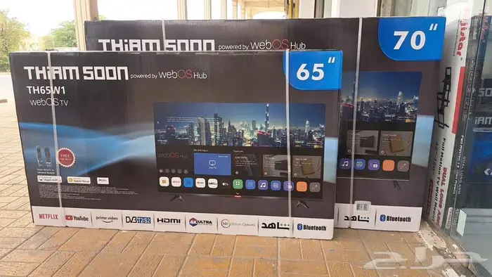 شاشات تلفزيون 4k سمارت رخيصة متوفر توصيل الرياض 6