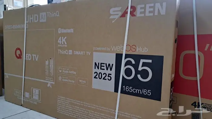 شاشات تلفزيون 4k سمارت رخيصة متوفر توصيل الرياض 7