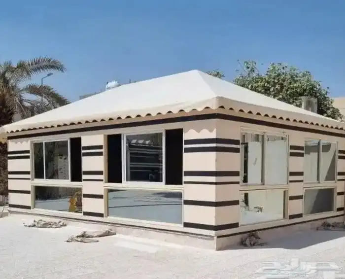 بيت شعر قرميد مظلات مشب نار 13