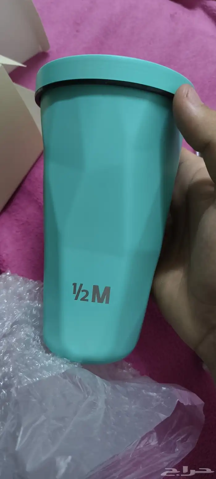 أكواب هاف مليون جديدة أزرق وأحمر 0