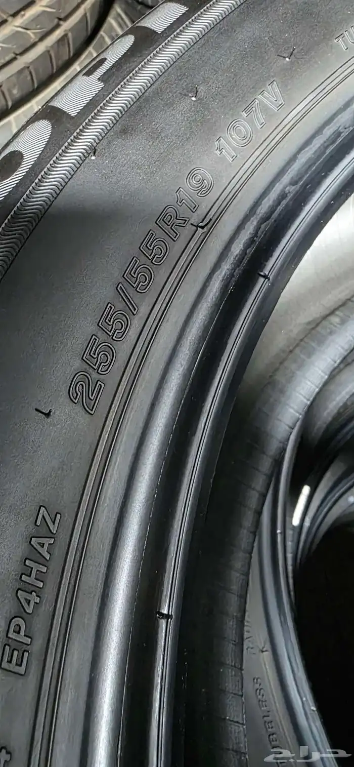 4 طقم كفرات منزل بريجستون 255 55 19 3