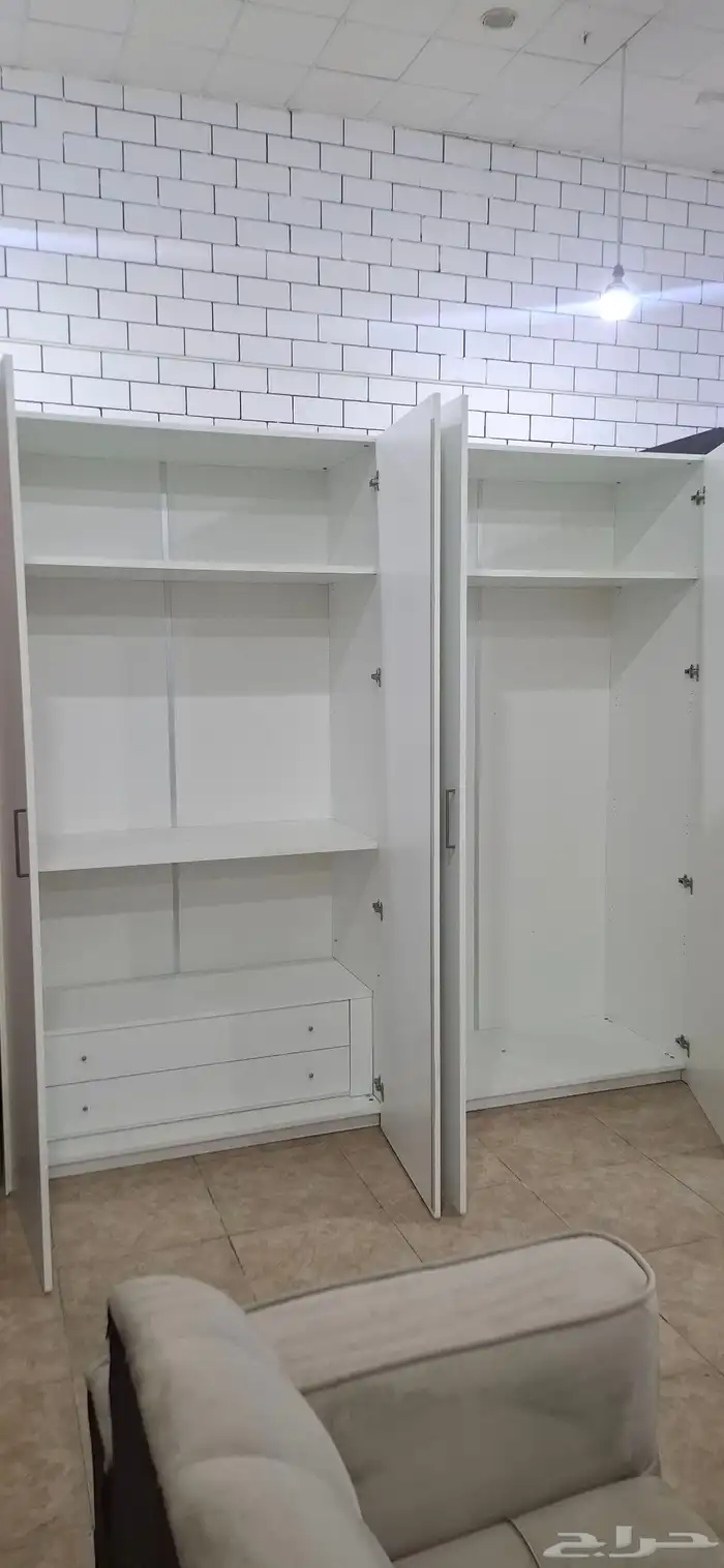 دولاب ايطالي مودرن ابيض 2