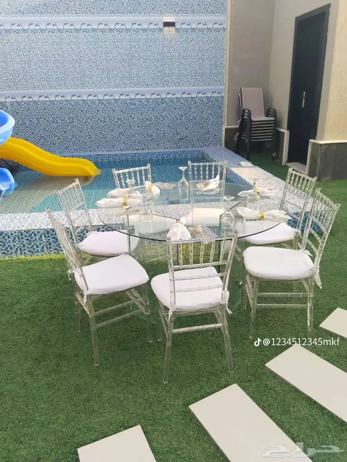 حفلات مناسبات زفاف تأجير كراسي طاولات كوش مداخل قهوجين وصباب 2