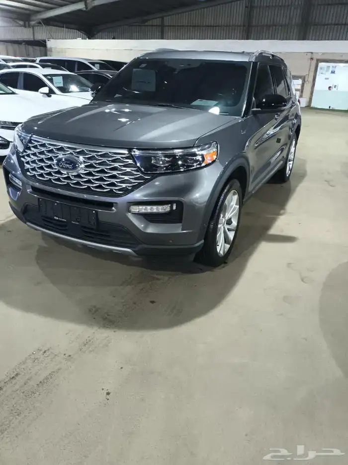 فورد اكسبلور رصاصي 2022 بنزين بطاقة جمركية وارد كوريا 3