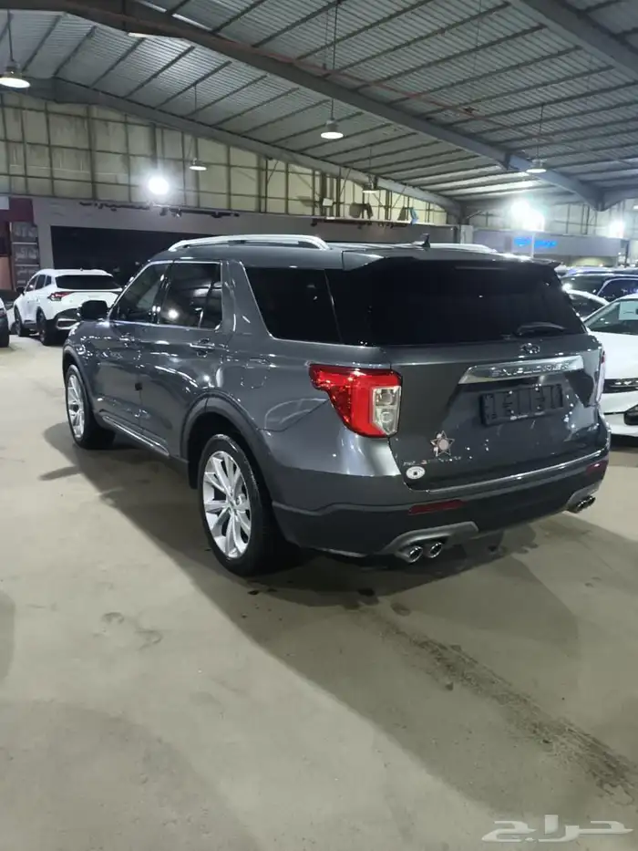 فورد اكسبلور رصاصي 2022 بنزين بطاقة جمركية وارد كوريا 6