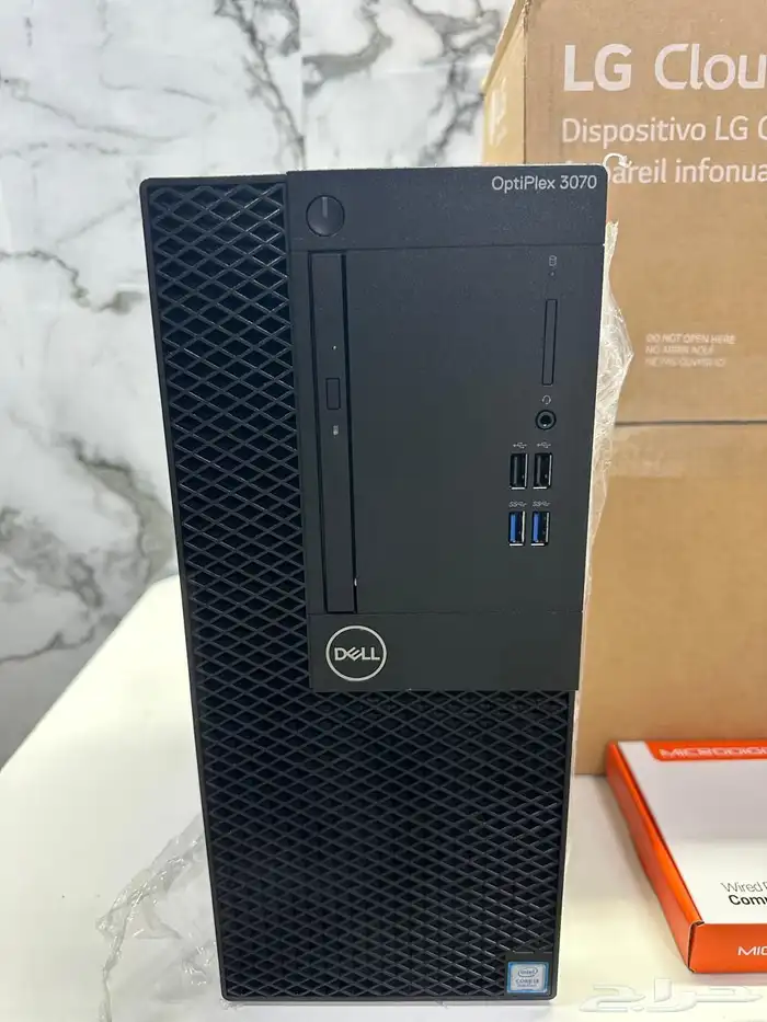 كمبيوتر ديل i3 الجيل التاسع مع شاشة 24 بوصة جديدة 1