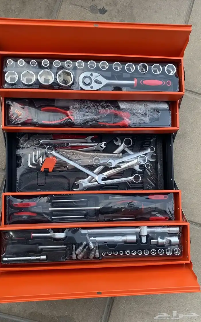 شنطة عدة حديد حبوب مفاتيح مفكات سكاريب زرادية 1