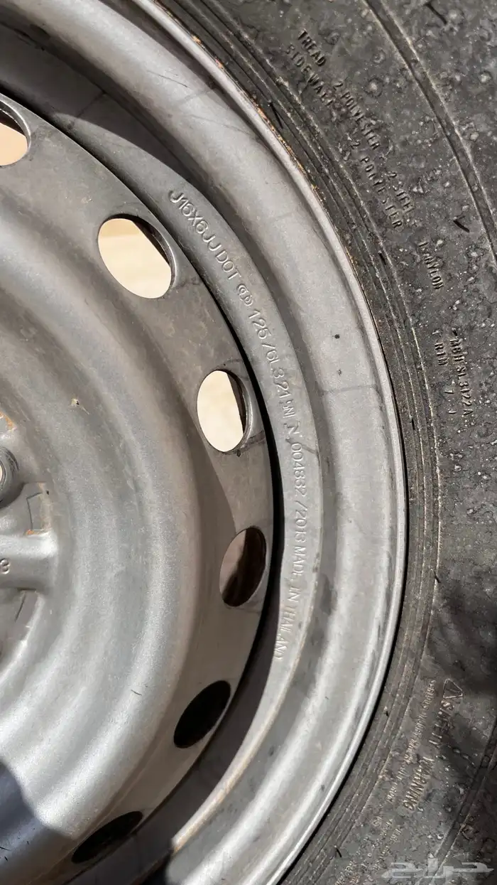 كفرات شواهين مقاس 16 مسامير 6 7