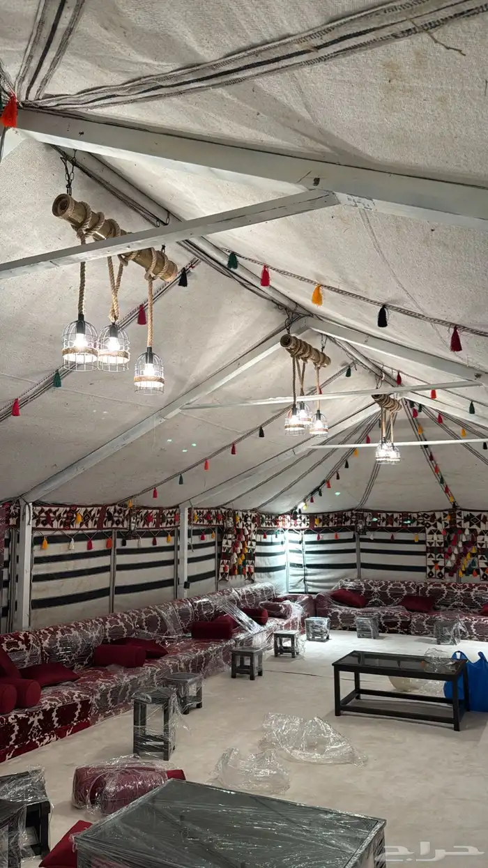 بيوت شعر جديدة ابيض واسود جميع المقاسات وخيم 24