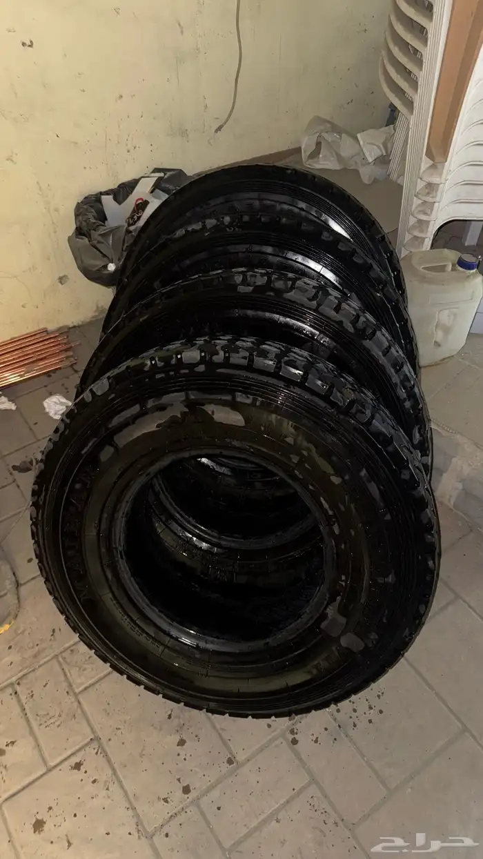 كفرات شاص نضيف جدا  صيني تاريخ 24 0