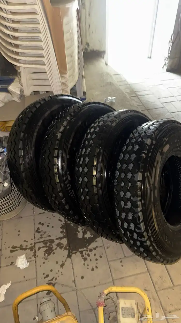 كفرات شاص نضيف جدا  صيني تاريخ 24 1