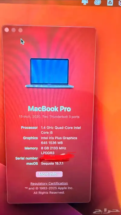 Mac book pro 2020 touch bar ماك بوك برو 2020 تاتش بار index