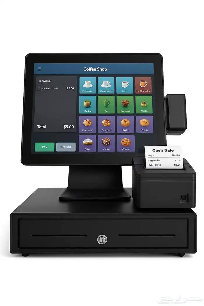 جهاز كاشير متكامل لكافي 0