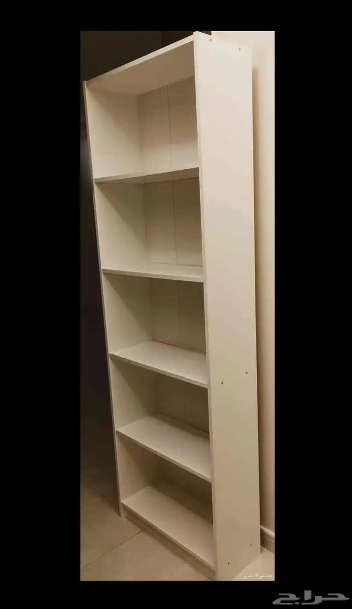 مكتبة بيضاء ايكيا- White Bookcase IKEA 1
