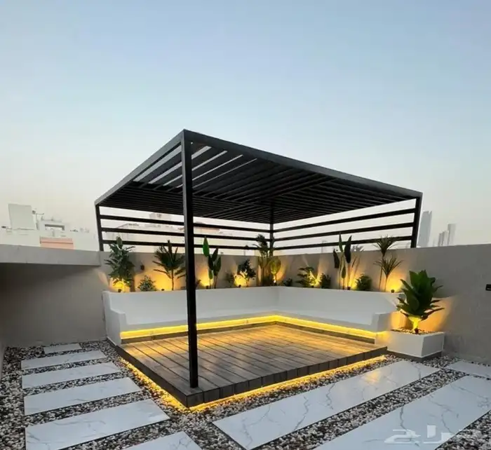 تنسيق حدائق القصيم تنسيق حدائق جلسات خارجيه 0