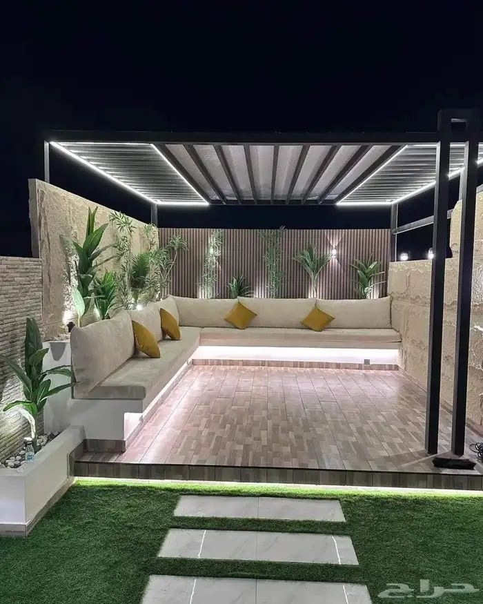 تنسيق حدائق وعمل جلسات وغرف زجاجيه 1