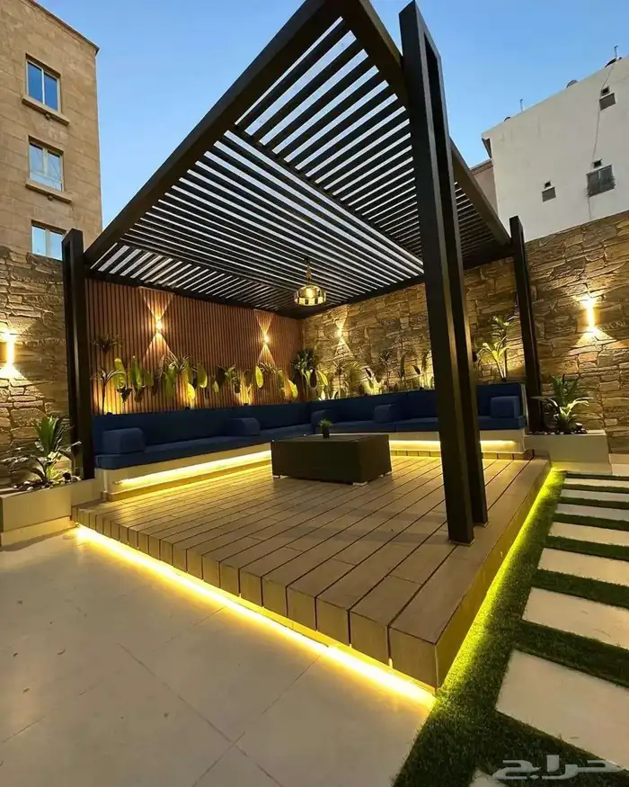 تنسيق حدائق وغرف زوجاج 8