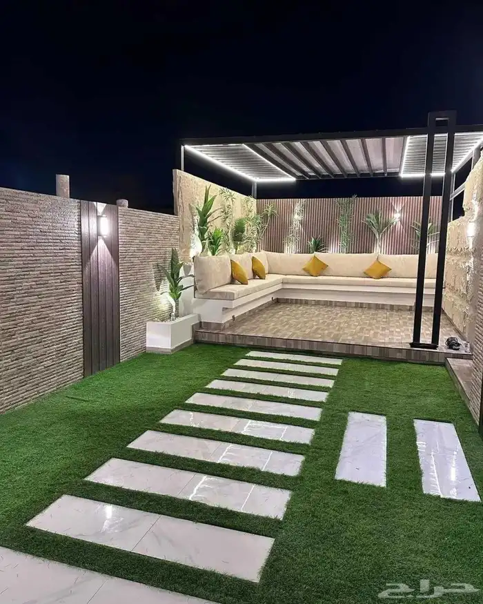 تنسيق حدائق وعمل جلسات وغرف زجاجيه 0