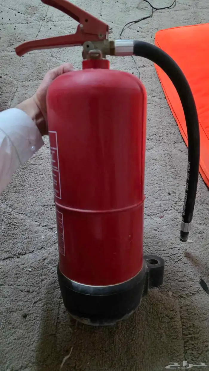 طفاية حريق مستعملة صناعة سعودية 2