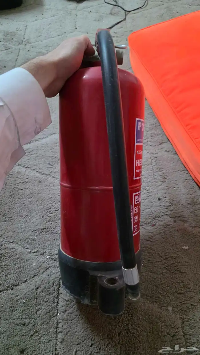 طفاية حريق مستعملة صناعة سعودية 1
