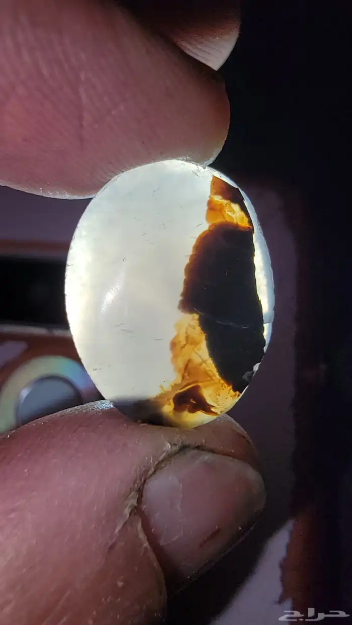 عقيق يمني طبيعي مصور رباني 0