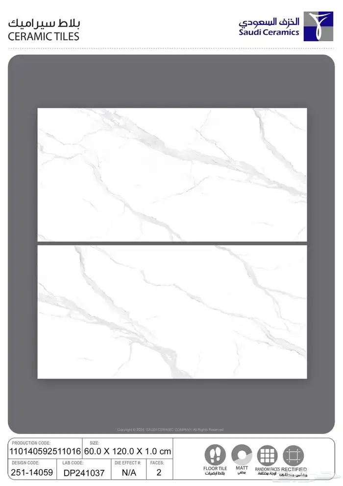 60في 120 سيراميك خزف وطني سعر 1