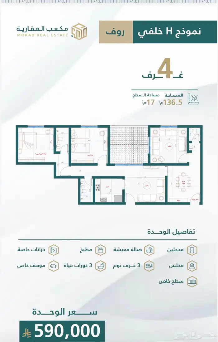 بدأ البيع في مشروع الصفاMO4 شقق سكنية تحت الإنشاء 14