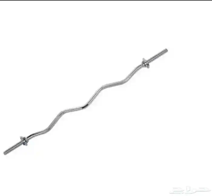 حقيبة اثقال 50 كيلو مع حديدة إضافية البار متعرج 4