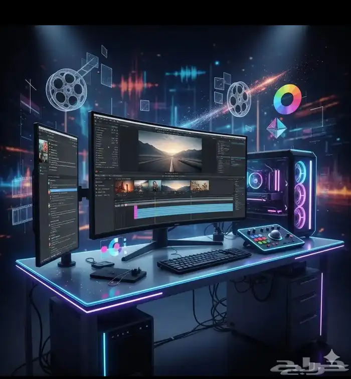 خدمات مونتاج وتصميم احترافي 0