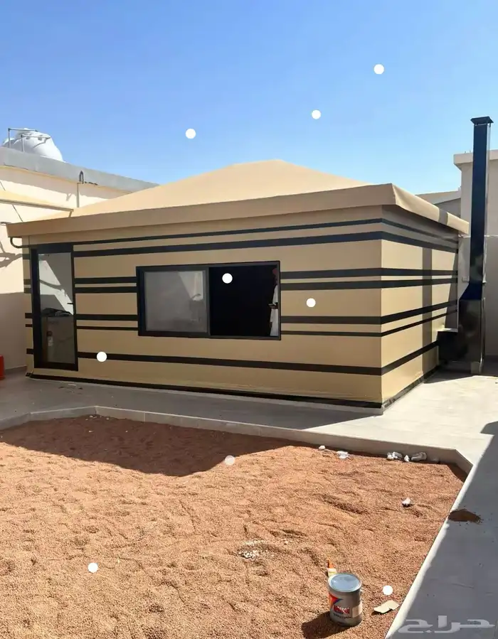 محل بن قحطان بيوت شعر قرميد 4