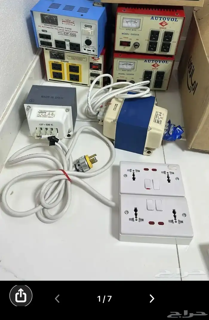 محول ومنظم كهرباء مستخدمه للبيع 6