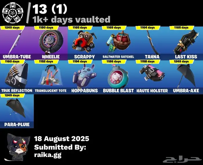 حساب فورت سوني عرق 12