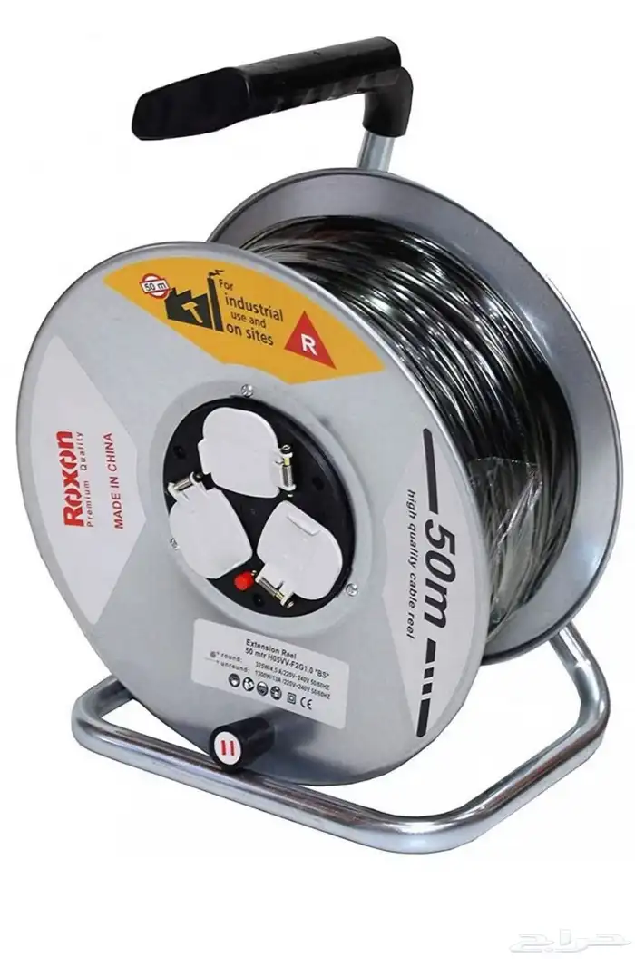 توصيلة كهربائية 50متر بثلاثة منافذ 0