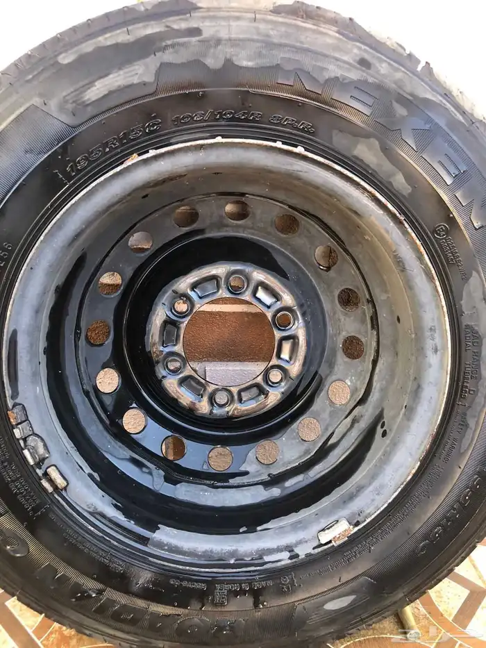 جنط مقاس15 6 مسمار دبل هايلكس جيب ديمكس 4