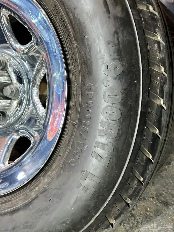 كفرات شاهين هامان مع جنوط ديازل اصلي جمس سيرا مقاس 17 28