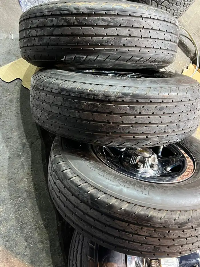 كفرات شاهين هامان مع جنوط ديازل اصلي جمس سيرا مقاس 17 33