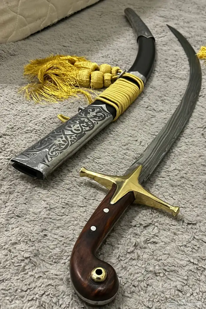 سيف شمشير جوهر عثماني دمشقي فضه 23