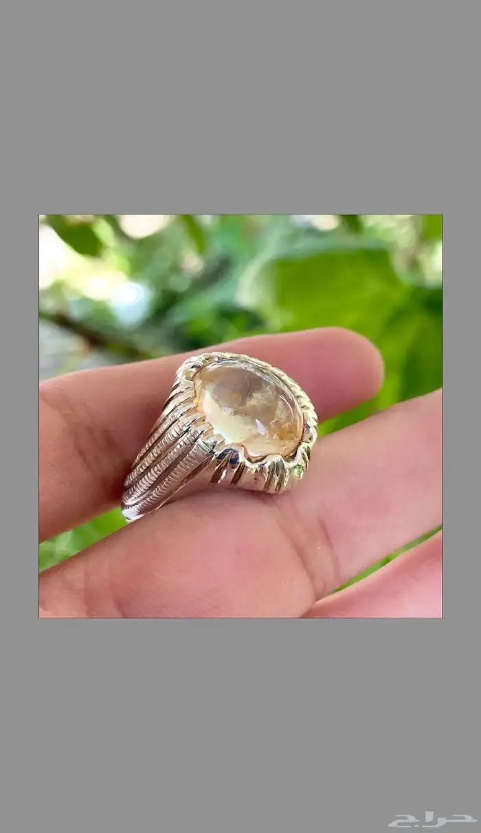 خاتم در نجفي صافي ذهبي 2