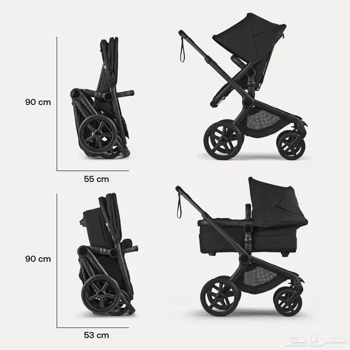 عربية اطفال ماركة بيكابو ( Bugaboo Fox 3 2-in-1 stroller ) 2