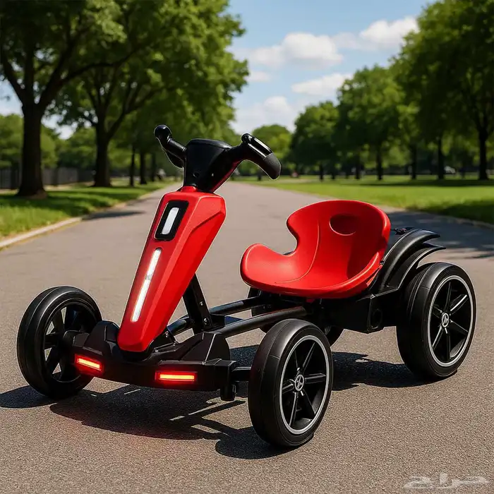 عربة أطفال كهربائية رباعية الدفع قابلة للطي 3