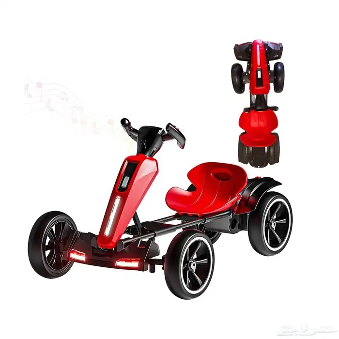 عربة أطفال كهربائية رباعية الدفع قابلة للطي 2