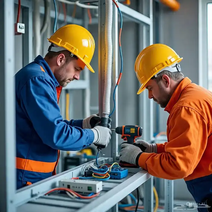 فني كهربائي مباني فنادق عمائر اسواق محلات جميع أعمال الكهربا 0