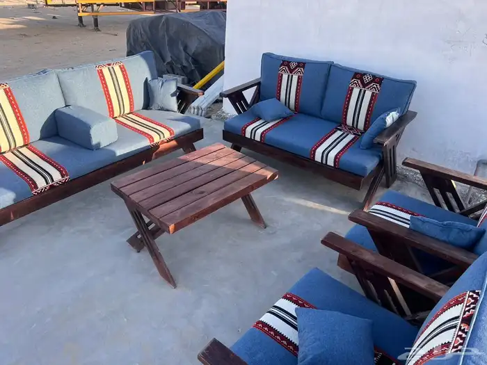 تفصيل جلسات خارجيه وكراسي خشب 8