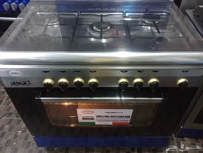 مستقدم للبيع فرن غاز خمسه عين ايطالي قلم غاز 60 90 مغص 0