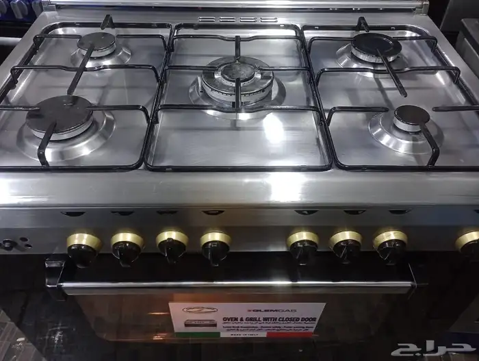 مستقدم للبيع فرن غاز خمسه عين ايطالي قلم غاز 60 90 مغص 3