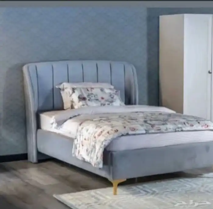 سرير خشب نفرين ديكور 2